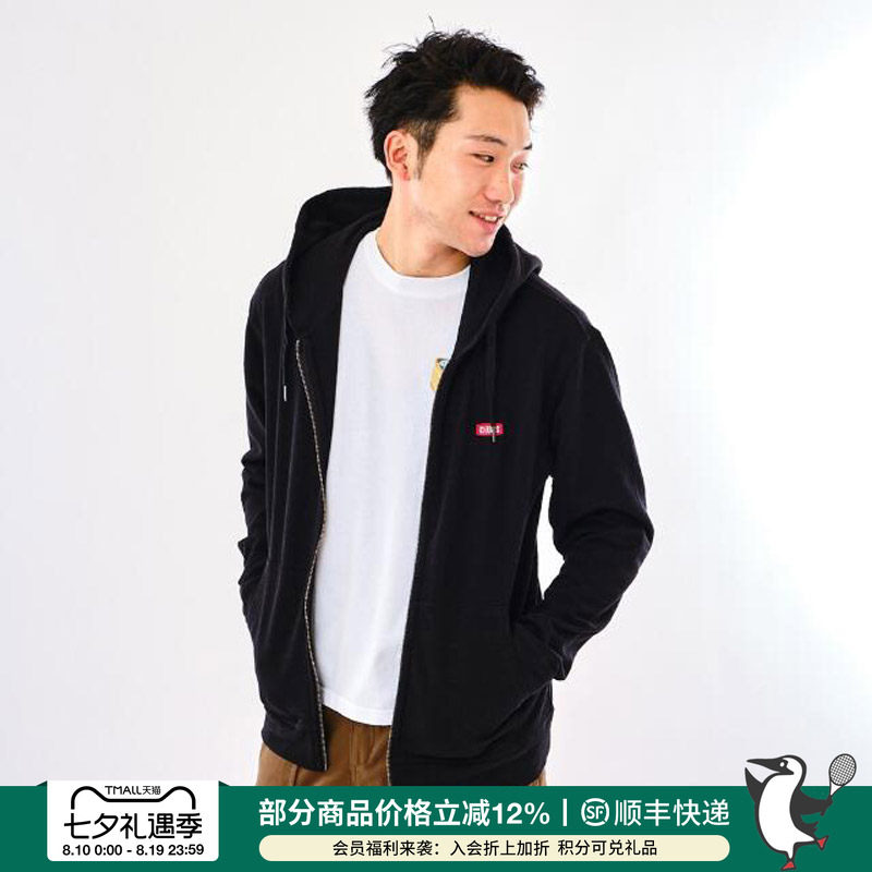 CHUMS洽洽鸟户外运动休闲轻薄棉质男女款净版卫衣CH00-1230