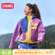 CHUMS联名复古百搭男女款 舒适宽松连帽拉链休闲夹克运动外