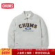 CHUMS洽洽鸟户外运动休闲半拉链套头衫 男女学院风卫衣CH00 1398