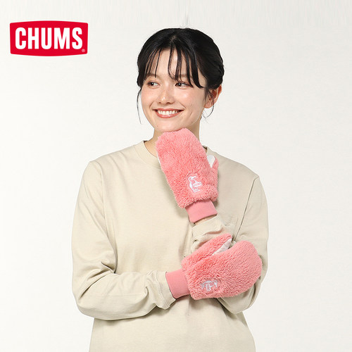 CHUMS洽洽鸟户外休闲抓绒手套