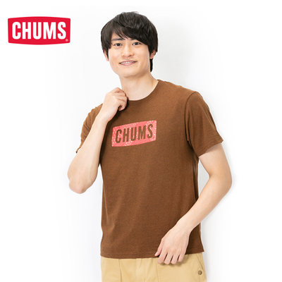 Chums 洽洽鸟日系潮流户外男女款短袖t恤圆领印花ch01 1678 虎窝淘