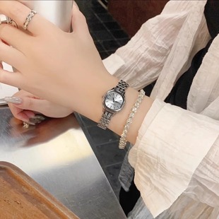 龙波直播同款礼盒小方糖女款时尚百搭经典手表潮流石英防水腕表