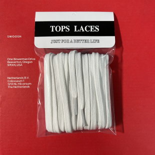 适用于空军一号解构鞋带纯棉匡式原装NIKE耐克AF1白色童鞋男女款