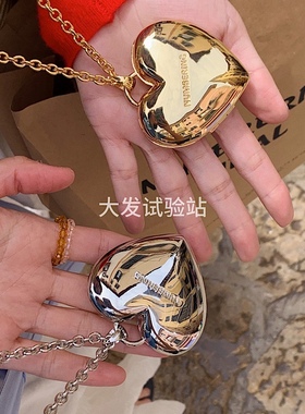 大发试验站 爱心重工金属腰链多功能项链甜酷辣妹精致美少女装饰