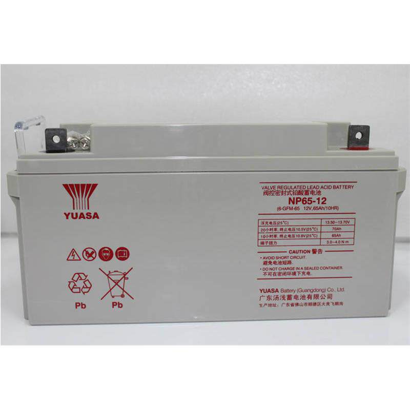 汤浅免维护铅酸蓄电池 YUASA NP65-12 12V65AH 蓄电池 UPS蓄电池