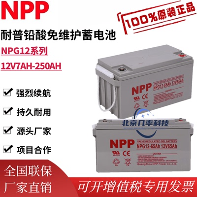 NPP耐普铅酸蓄电池G12V7/