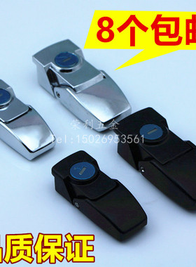 黑色锌合金盒式搭扣 隐藏式安装机箱锁扣DK604/DKS-5搭扣锁柜门锁