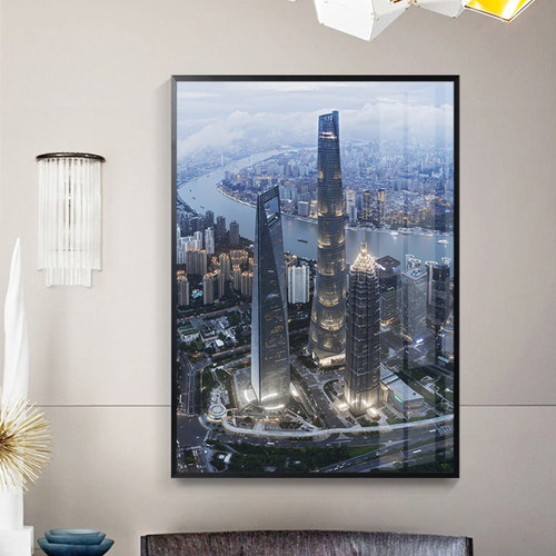 上海装饰画客厅沙发背景墙画