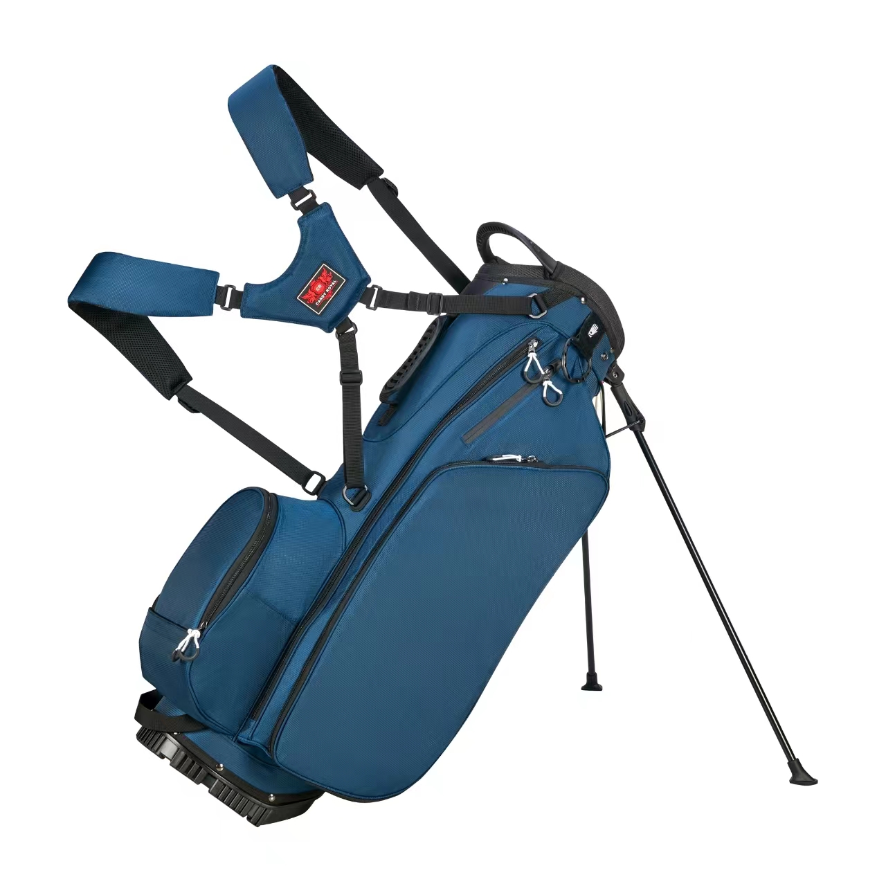 韩国热销高尔夫球包支架包尼龙球包双背带球包稳固支架超轻便携款