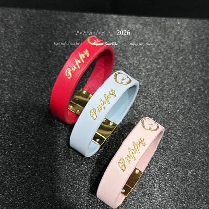 手链 PuppyJoy独家「puppy修勾」牛皮手环高级手工定制