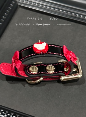 手链 PuppyJoy独家「苹果小狗」牛皮手环高级手工定制