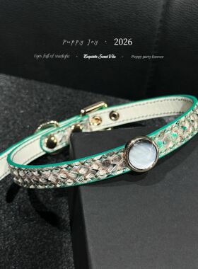 PuppyJoy手缝「绿野仙踪」choker蛇皮项圈高级手工定制
