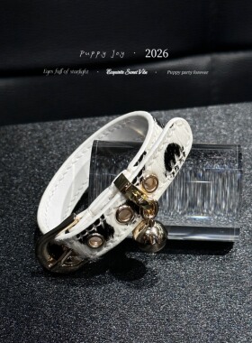 PuppyJoy手缝「奶牛手环」奶牛皮毛毛手环高级手工定制