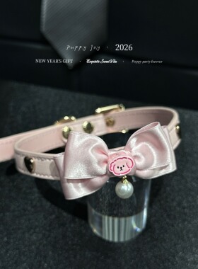 PuppyJoy独家「小狗恋人项圈」牛皮choker项圈高级手工定制