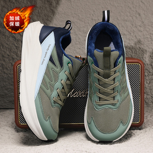 男女百搭软底轻便宽楦运动鞋 宽头棉鞋 加绒保暖宽松不挤脚 大码 冬季