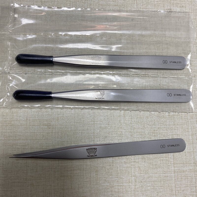 瑞士REGINE皇冠超级尖锐型不锈钢镊子5号5F号INOX STAINLESS/ANTI