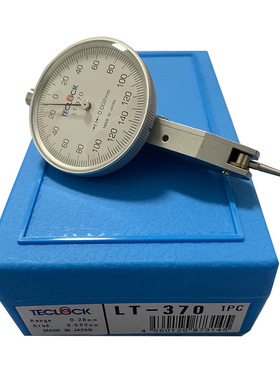 正品日本得乐TECLOCK杠杆表千分表LT-370
