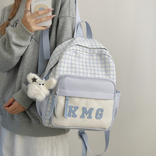 2026新款可爱ins风女士小背包外出出街春游旅行小背包轻便双肩包