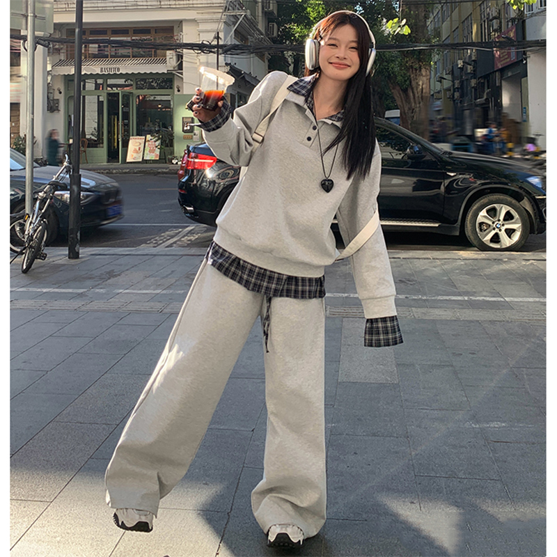假两件卫衣穿搭#高级感一整套