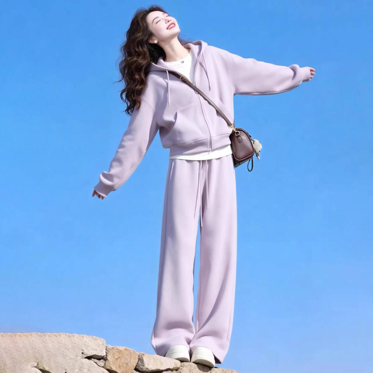 减龄卫衣卫裤套装女洋气高级感图片