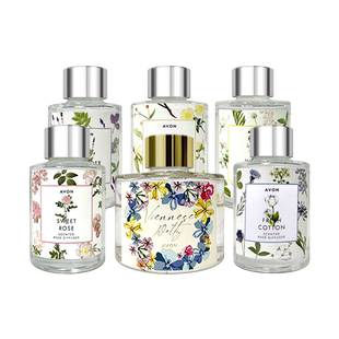 雅芳藤条香薰清甜玫瑰香薰花果香女生淡香精油家用房间香水