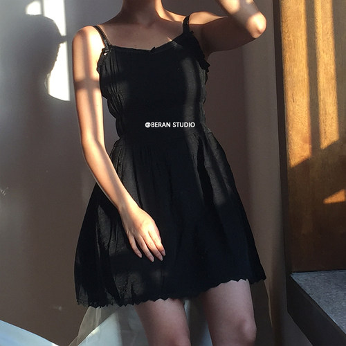 beran可爱蕾丝蝴蝶结娃娃连衣裙