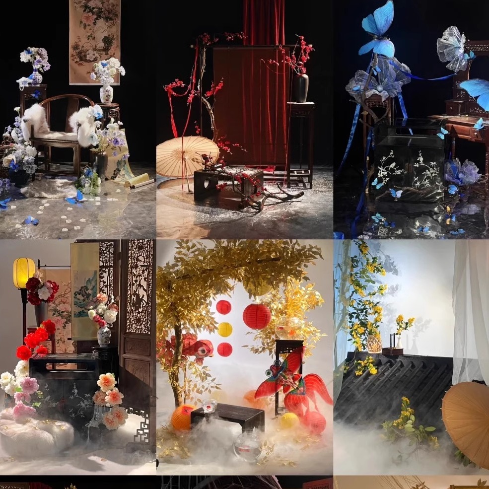 古风拍摄场景汉服场景搭建影楼