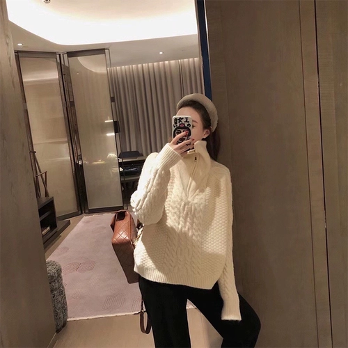 Демисезонный сексуальный свитер, 2021 года, оверсайз