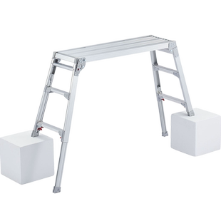 HASEGAWA日本长谷川梯子铝合金工程梯伸缩平台马凳仓库装修平台梯