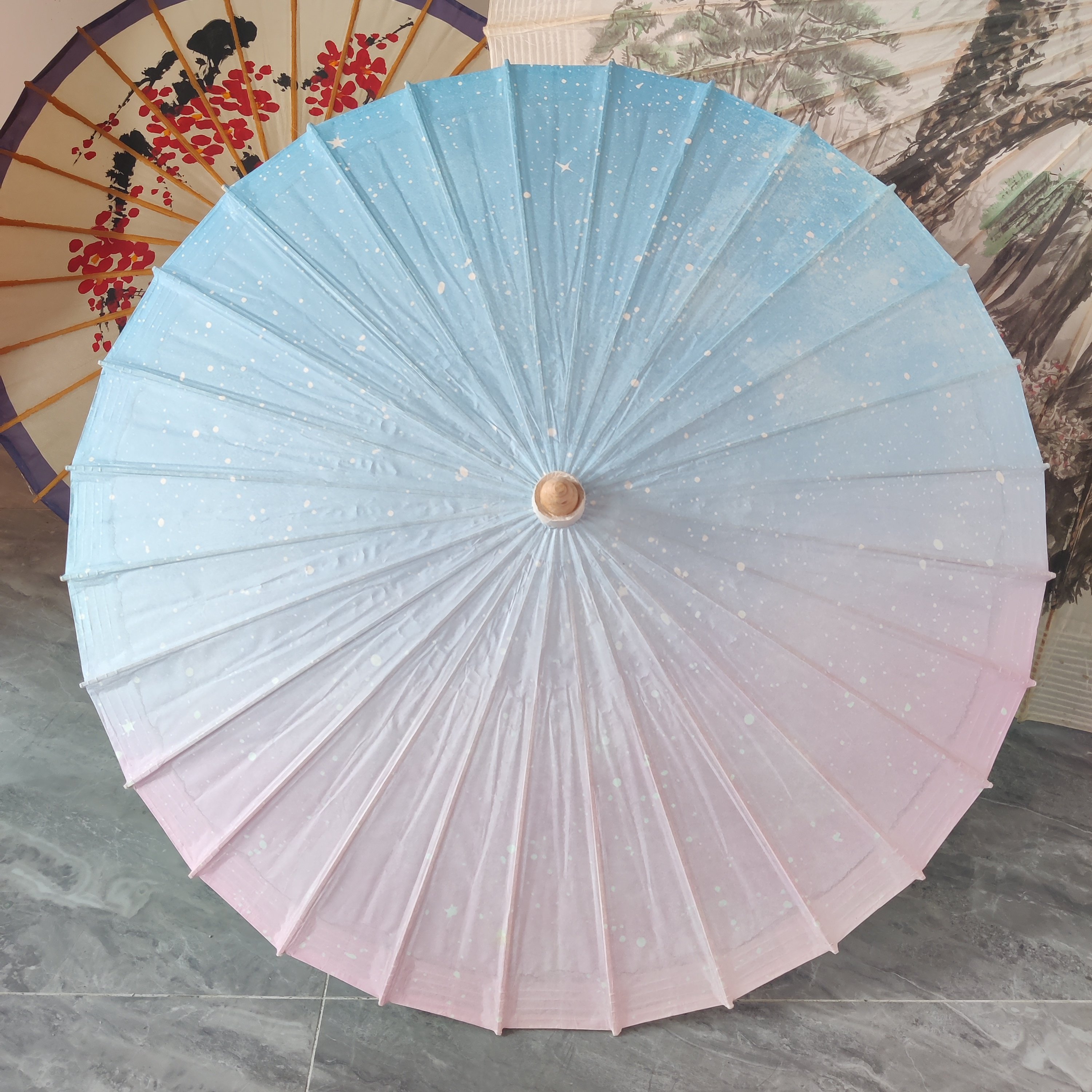 满穿油纸伞防雨舞蹈伞装饰汉服伞