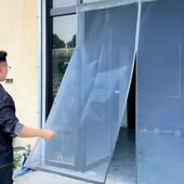 门帘新款 2026高档批发免打孔防蚊金刚网加密魔术贴虫磁吸家用