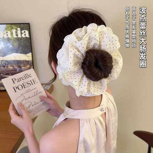 猪大肠发圈女头绳韩系