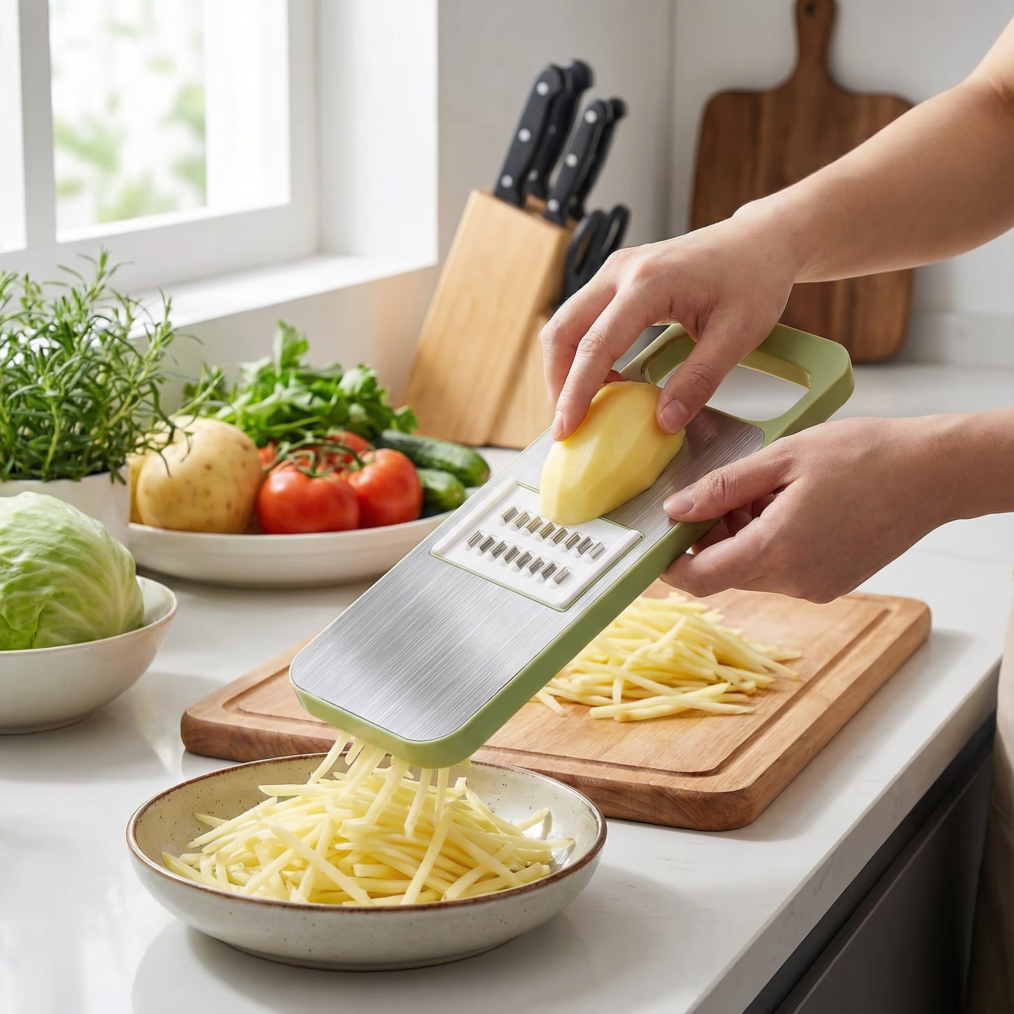 多功能切菜家用切丝器厨房插菜