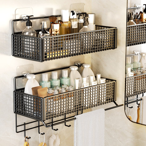 简约免打孔架子置物架