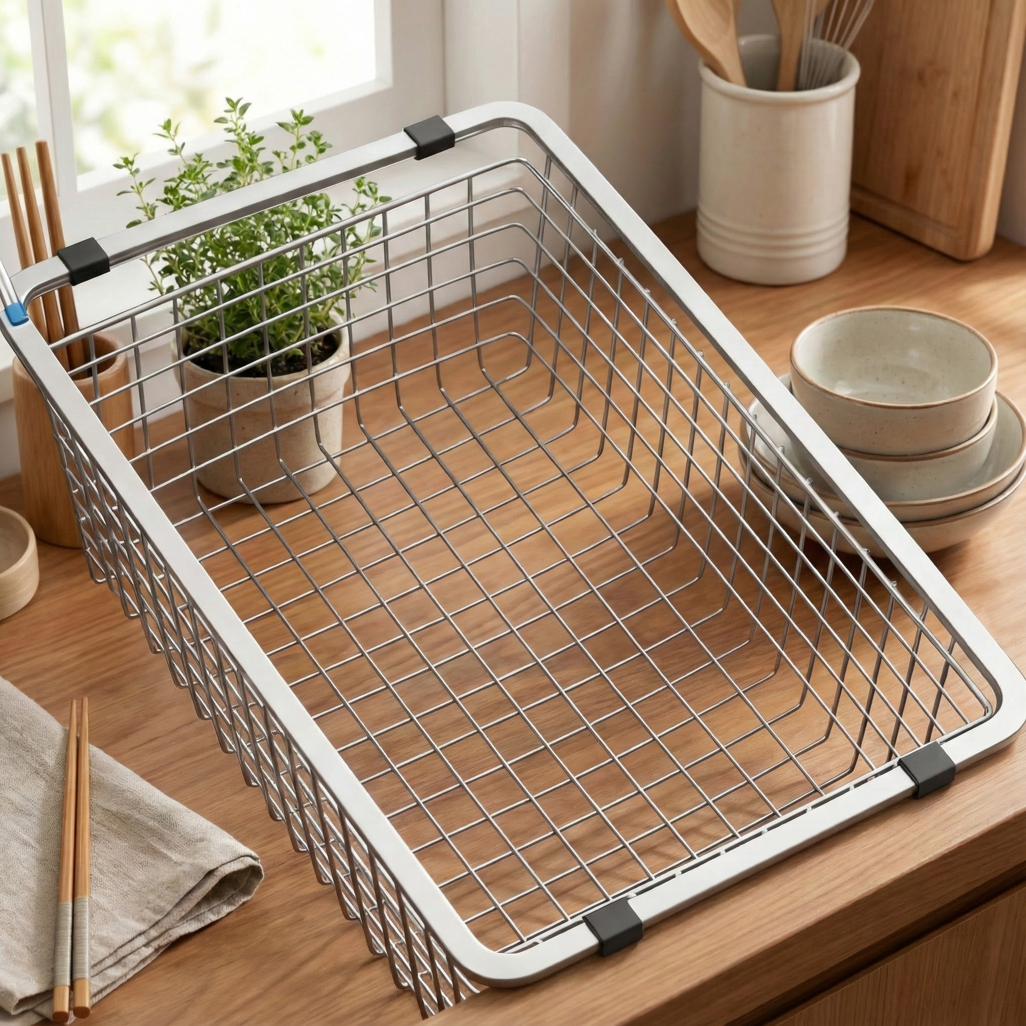 多功能厨房沥水篮水槽碗筷沥水架洗菜盆高端纳米篮淘菜架网红新款,餐饮具,洗菜盆/沥水篮/漏水筛,淘宝优惠券,粉丝福利购,淘宝优惠卷