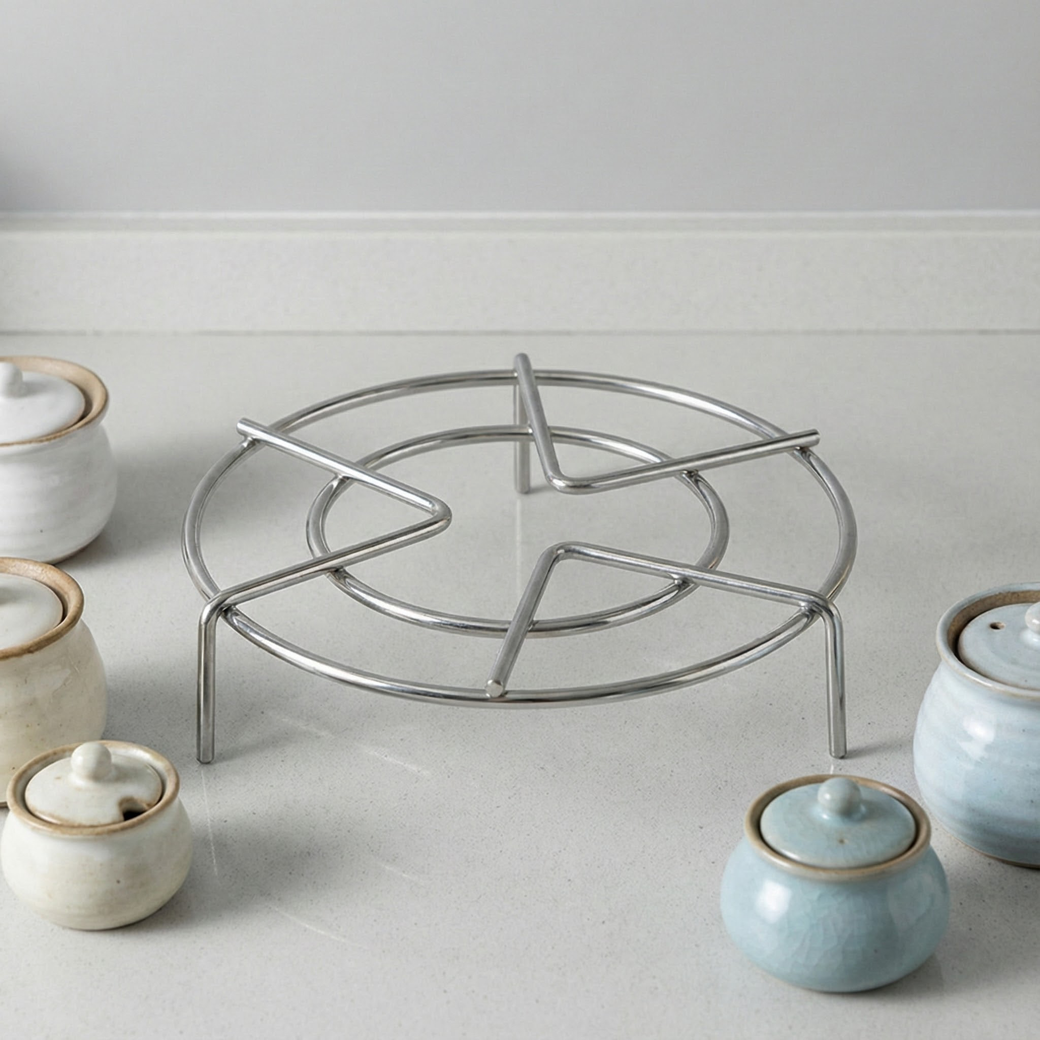 特厚不锈钢蒸架厨房蒸菜蒸格圆形隔水蒸万能矮脚蒸架小号家用加厚,厨房/烹饪用具,蒸笼屉布/垫/纸,淘宝优惠券,粉丝福利购,淘宝优惠卷