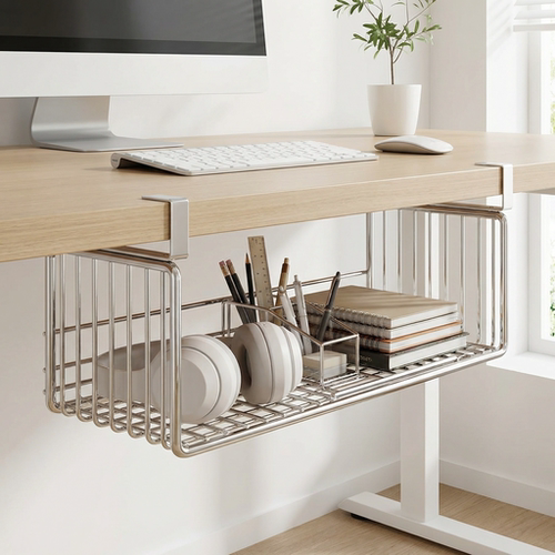桌下收纳挂篮桌面宿舍好物衣柜