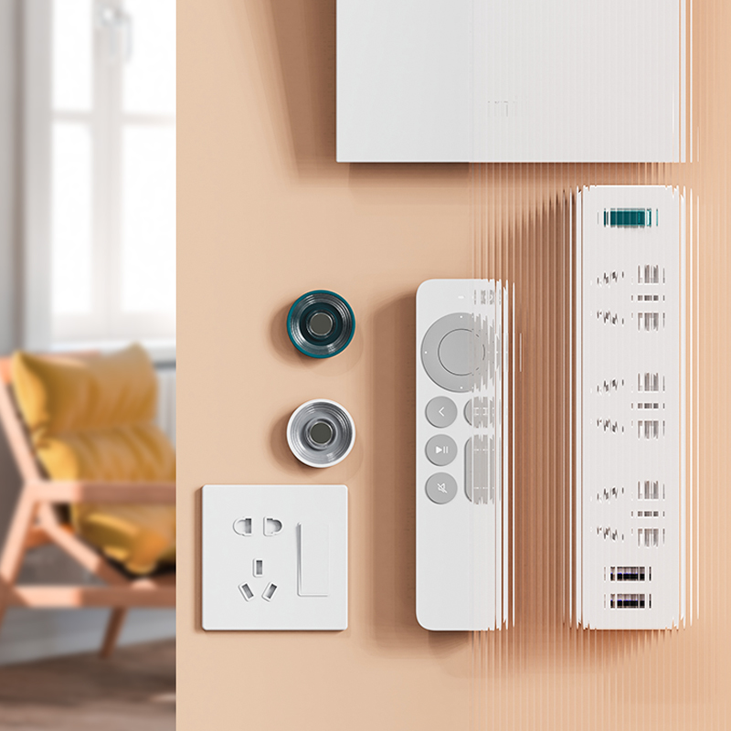 新款磁吸挂钩收纳客厅整理遥控器充电小物件防丢失免打孔置物吸架