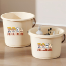 水桶家用食品级桶盆套装 加厚大号塑料桶学生宿舍洗衣桶洗澡手提桶