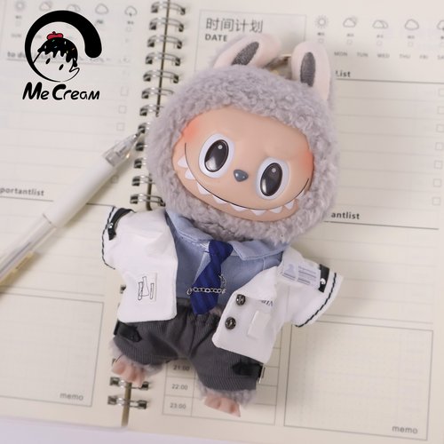 labubu一二三代纯白科学制服