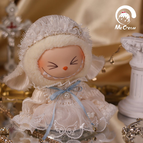 棉花娃衣自嘲熊labubu坐姿一二三代云端牧歌皇家睡袍系列衣服