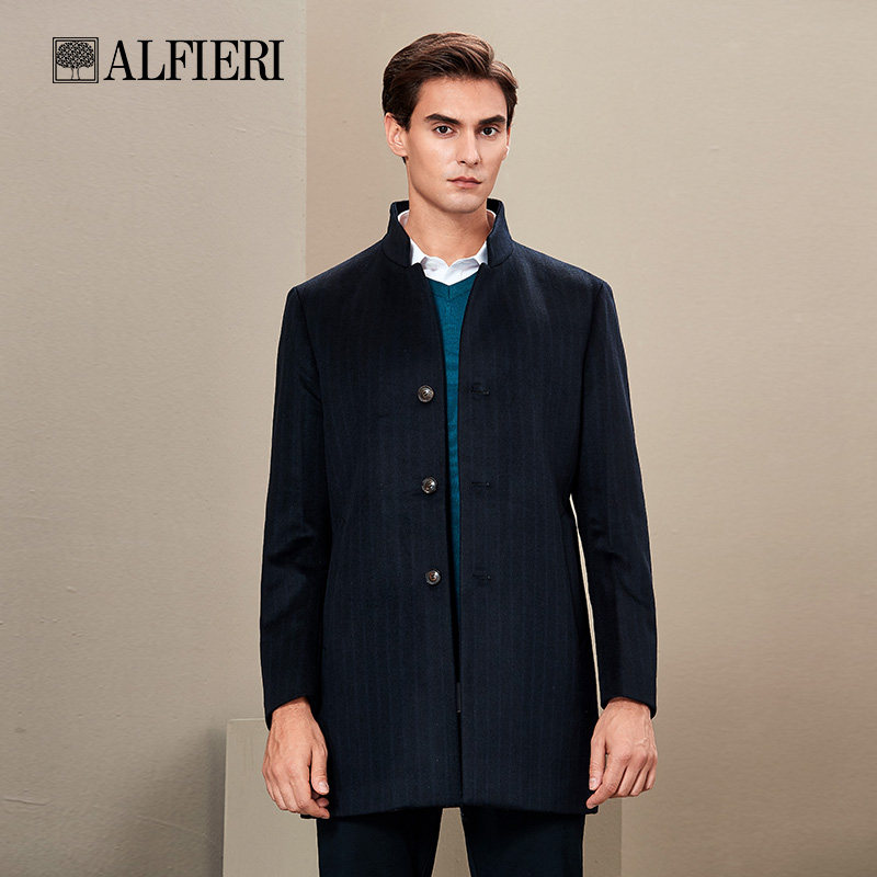 alfieri艾法利冬季混纺毛呢大衣图片