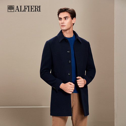 alfieri艾法利秋冬羊毛呢子大衣