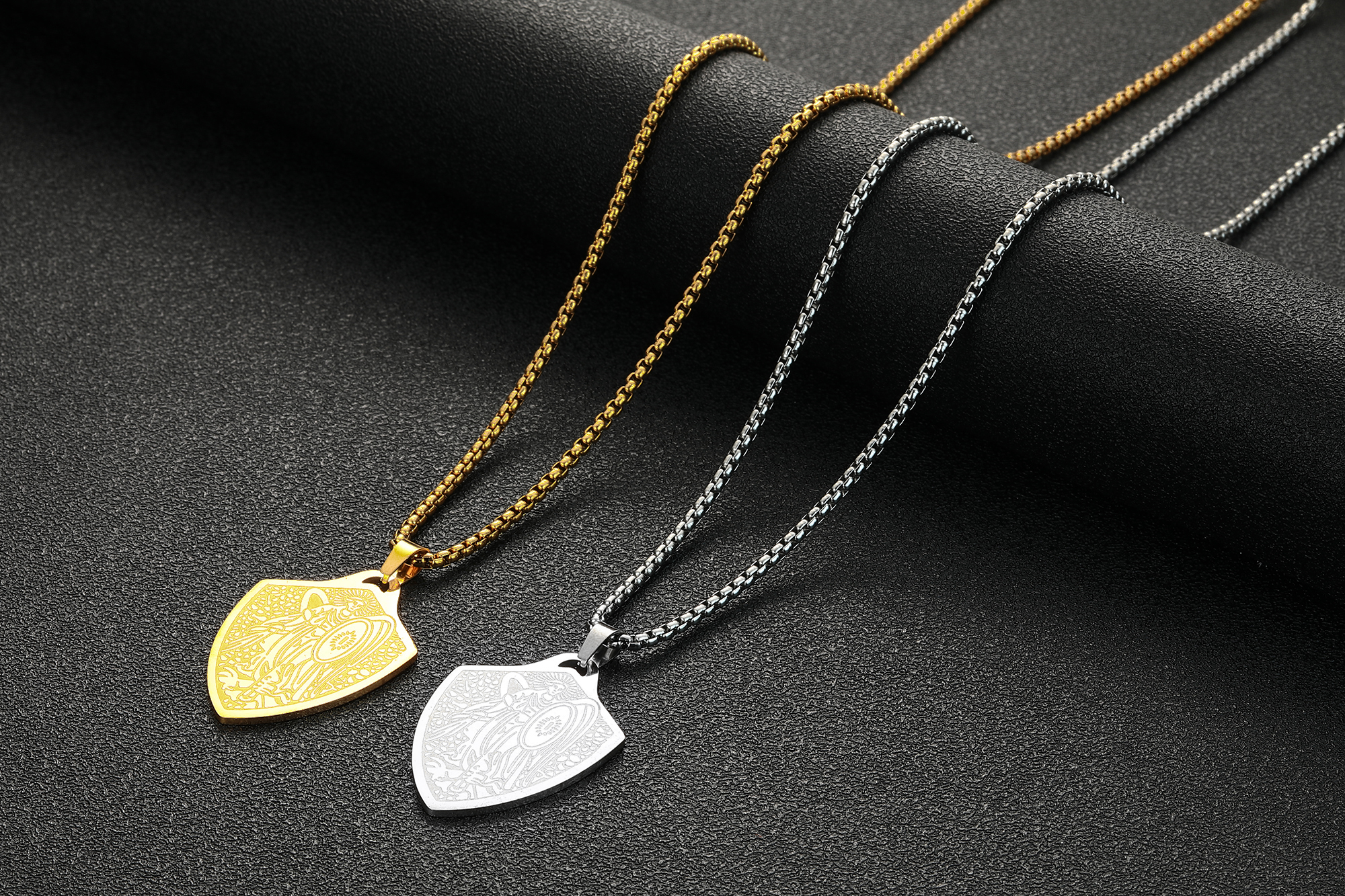 圣迈克尔天使项链圣迈克尔克里斯蒂安珠宝大天使吊坠项链饰品