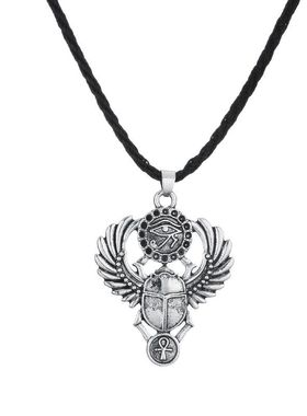 复古恶魔之眼吊坠项链锁骨 眼睛荷鲁斯嘻哈衣领饰品礼物