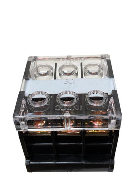 IN-20BK/C接线端子欧式端子台30A3P接线板连接器轨道接线柱并线器