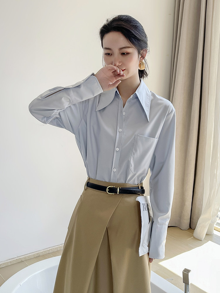 职业装高端时尚设计感衬衫