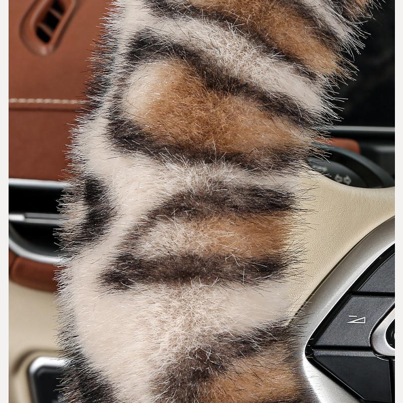 方向盘套荣威i6 RX5 RX3 W5 360 350 550 Ei5 EI6豹纹车把套冬季