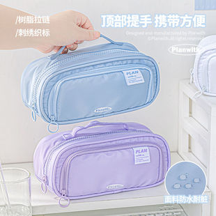 本小姐奏折笔袋高颜值ins风文具盒女孩款小学生文具笔袋2025新款铅笔袋简约多功能大容量文具袋小众不撞款