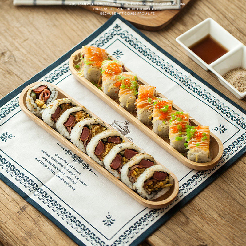 新款木寿司板扇形长方寿司盛台料理刺身盛器竹制板料理日式竹餐具,餐饮具,盘,淘宝优惠券,粉丝福利购,淘宝优惠卷